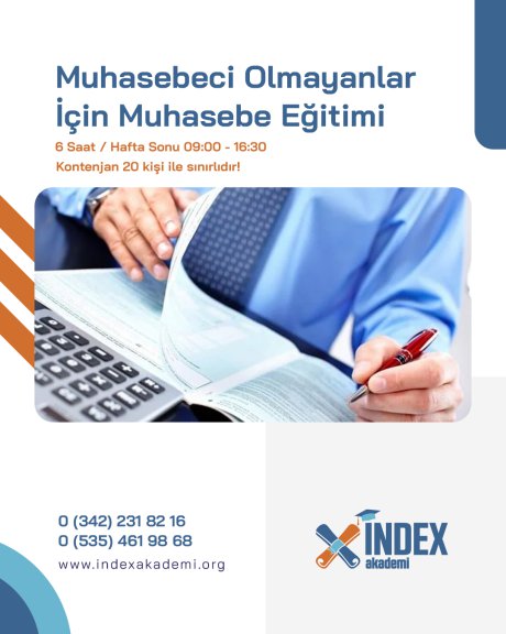 Muhasebeci Olmayanlar İçin Muhasebe Eğitimi